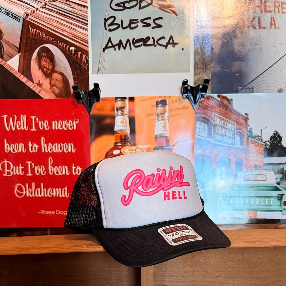 Raisin' Hell Trucker Hat - Picture 2 of 3